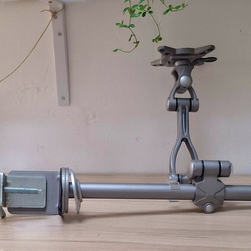 Monitor and TV mount with desk clamp