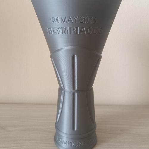 Euroleague 2026 Olympiacos Collectible Trophy 3D Printed
