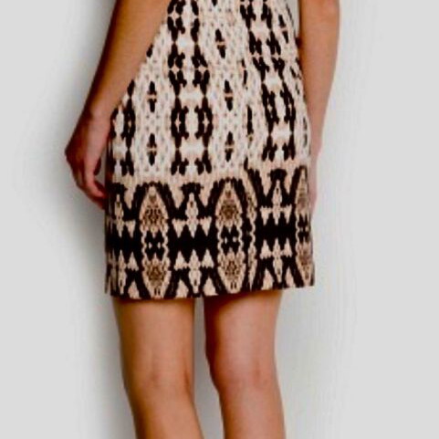 Mango dress size M like new knee-length beige