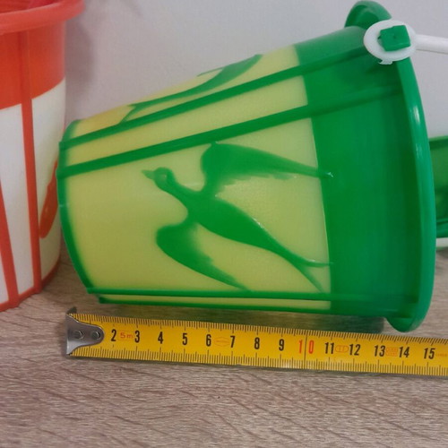 Panigiriotika plastic beach buckets new
