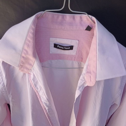 Posto Verdi men's shirt pink size L like new
