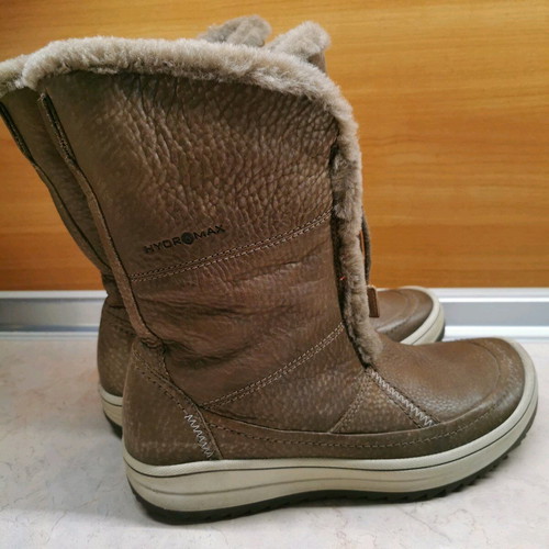 Ecco Trace Lite HydroMax women's winter boots brown like new, size 39