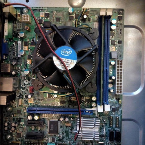 Intel Pentium Desktop PC Case used, motherboard and components included