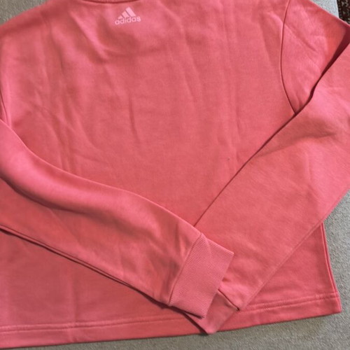 Adidas pink sweatshirt for girl 11-12 years like new