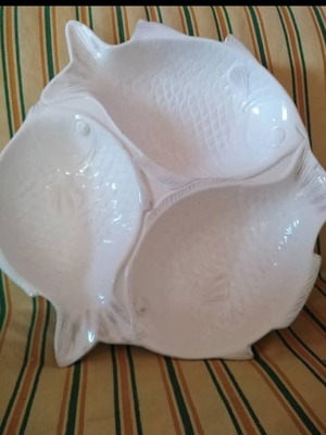 Ceramic Serving Platter MSA Large Fish-Shaped Like New