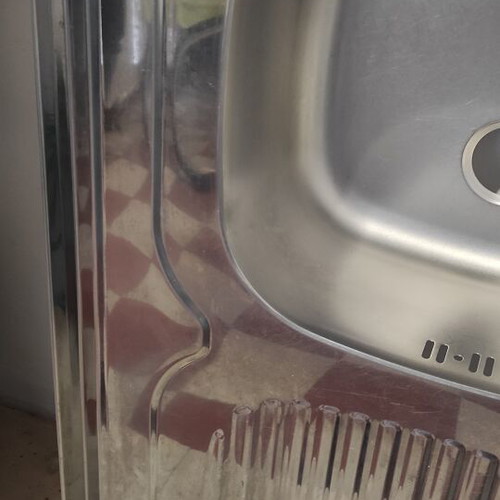 Kitchen sink like new 80x60 cm with 16 cm basin depth