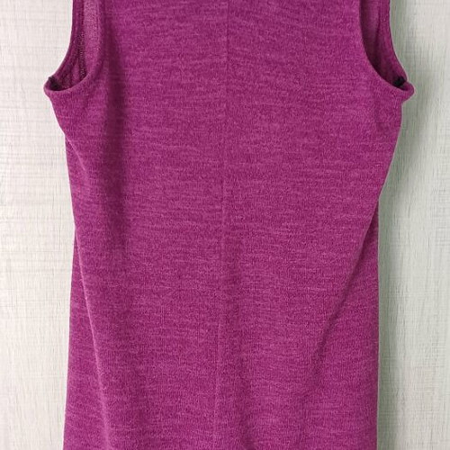 Lynne Short Knit Dress Turtleneck Fuchsia Magenta Used