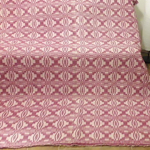 Woven loom blanket all-wool purple new