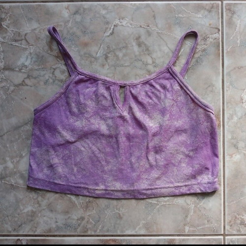 Women's short purple top size S