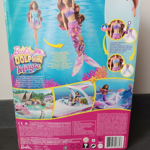 Barbie Magic Dolphin Isla Mermaid new, color-changing dolphin