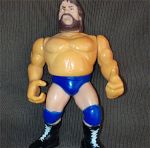 Figura Vintage Wrestling 90'S Wwf Wwe Hasbro 1991 - Jim Dugan Azul Trunks (11x7 cm)