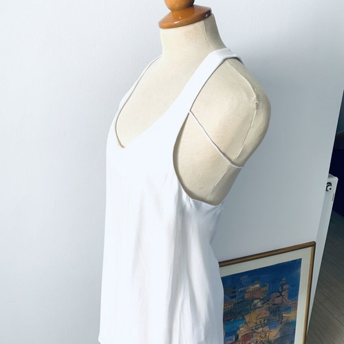 Asymmetric Top The Line Project white, new, size S