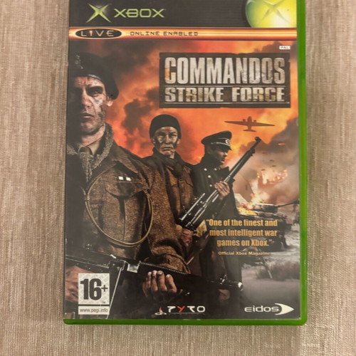 Commandos Strike Force Xbox Original used English complete