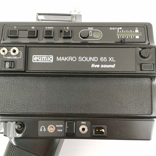 Eumig Macrosound 65 XL video camera used, vintage 1977