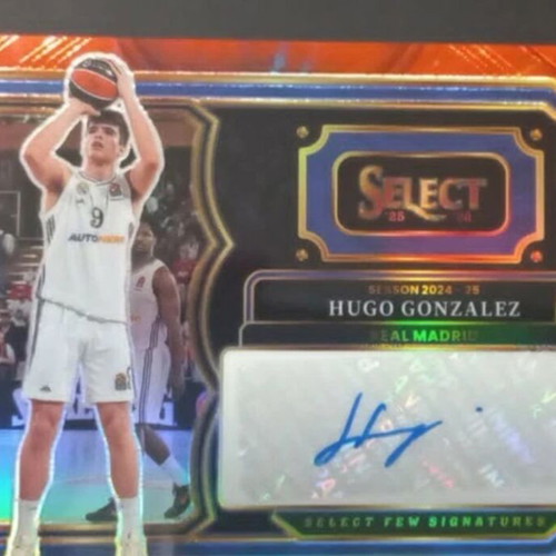 Panini Select Euroleague Hugo Gonzalez Select Few Signatures card new