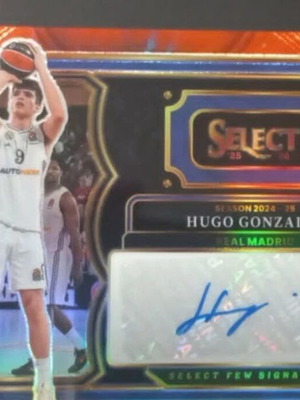 Panini Select Euroleague Hugo Gonzalez Select Few Signatures card new