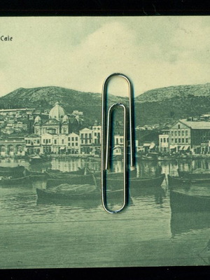 Παλιά καρτποστάλ Μυτιλήνη - Προκυμαία, δεκαετία 1900