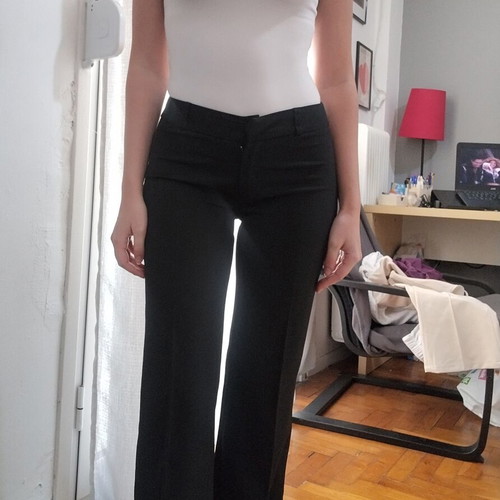 Vintage black summer pants like new, size XXS