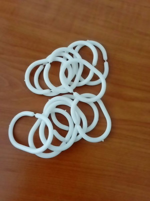 Curtain rings new, pack of 12