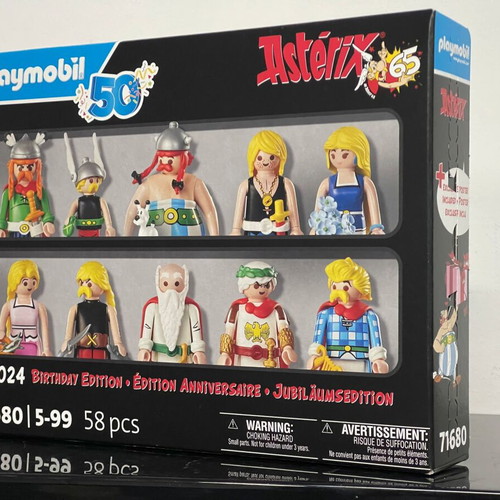 Playmobil Asterix 71680 65th Anniversary Collector's Set with 10 Main Characters new