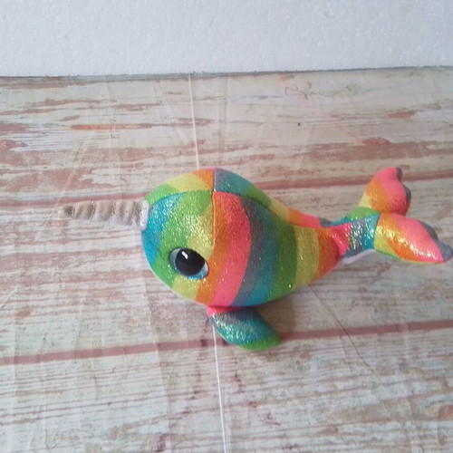 Ty Narwal Plush Narwhal Used