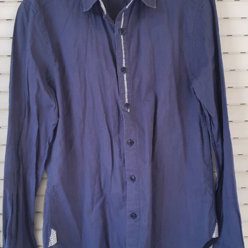 Men's linen shirt Baker's size S used, blue