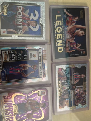 Panini Contenders cards like new, Barcelona loot