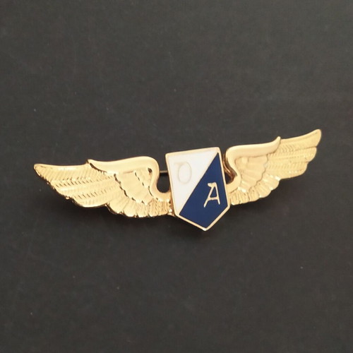 Olympic Airways Crew Uniform Pin like new, 1990s metal enamel