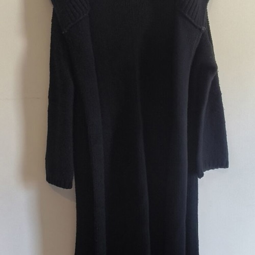 Badila long black cardigan, one size