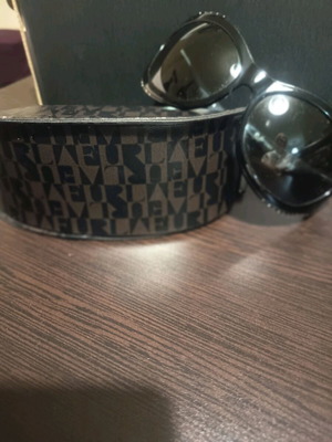 GF Ferre sunglasses with rhinestones like new, black