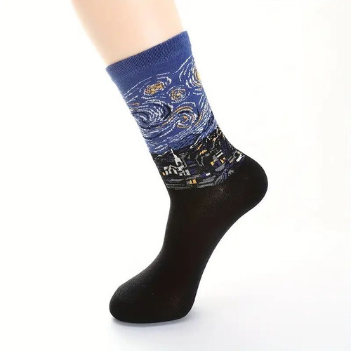 Socks with Design from Famous Painting New Unisex