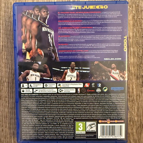 NBA2K21 PS5 game like new