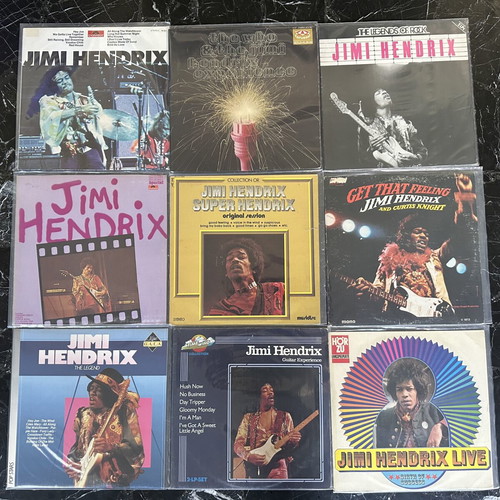 Jimi Hendrix records, rock genre