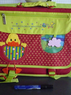 Benetton school bag new
