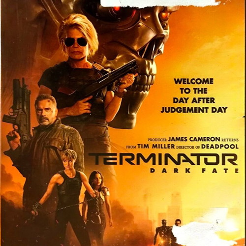 Terminator Dark Fate DVD καινούργιο, αγγλικοί υπότιτλοι, περιπέτεια φαντασίας