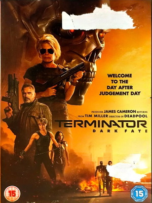 Terminator Dark Fate DVD καινούργιο, αγγλικοί υπότιτλοι, περιπέτεια φαντασίας