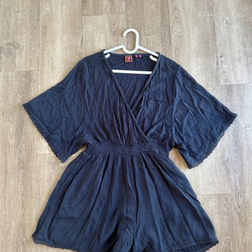 Superdry navy playsuit size UK8 like new with shorts underneath