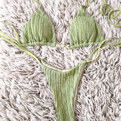 Bikini set like new, pastel light green, size S