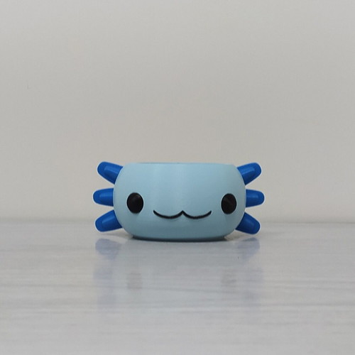 Axolotl planter new for small plants and succulents 3D printed