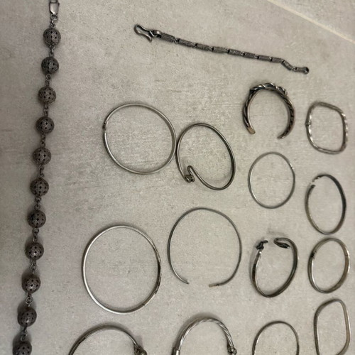 Silver jewelry used with 925 stamp weighing 300g