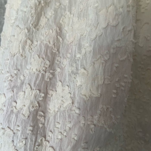 Zara girls dress like new with embossed flowers beige size 4-5 years