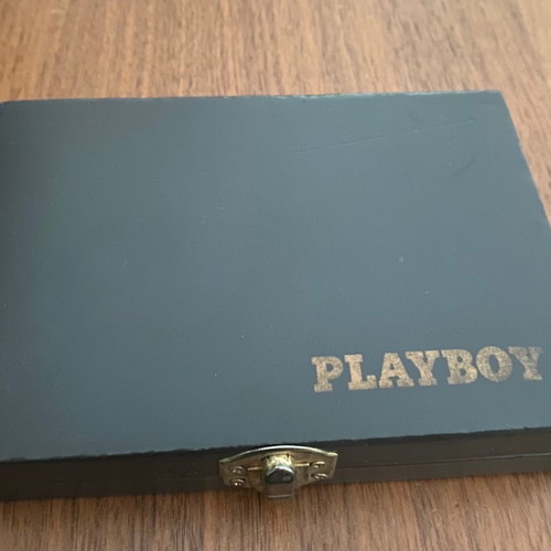 Playboy collectible playing cards in case, new, set of 2