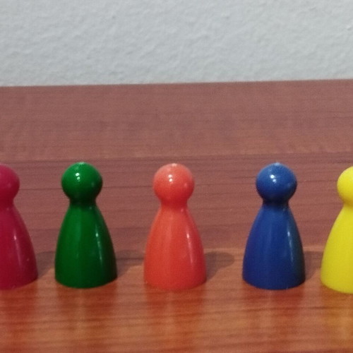 Pawns new, total 5,337 pieces, 5 colors
