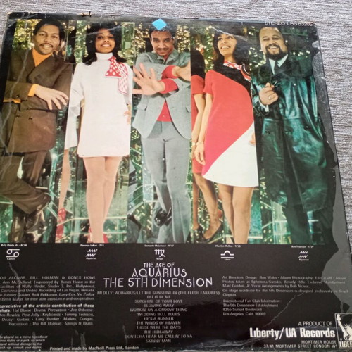 The 5th Dimension The Age of Aquarius 1969 LP vinyl