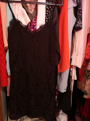 Zara dress used, black, size S