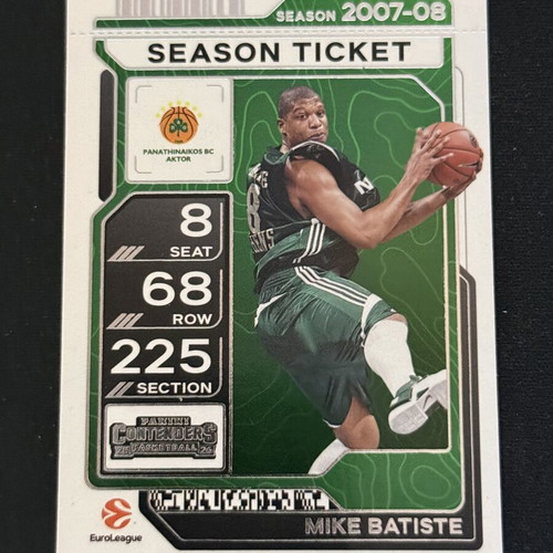 Panini Euroleague Contenders 2025-26 Mike Batiste Panathinaikos card