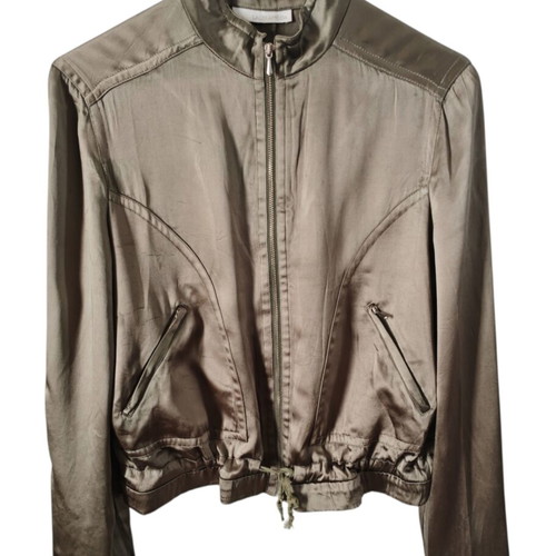 Lartramoda khaki jacket medium used, lightweight for spring summer