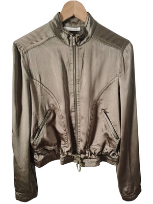Lartramoda khaki jacket medium used, lightweight for spring summer