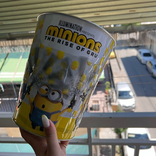 Minions The Rise of Gru Metal Popcorn Bucket like new