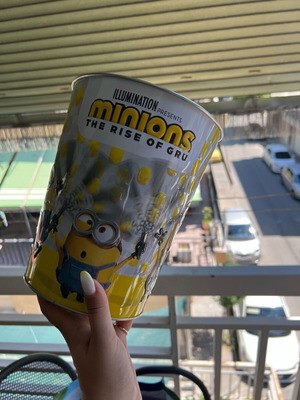 Minions The Rise of Gru Metal Popcorn Bucket like new